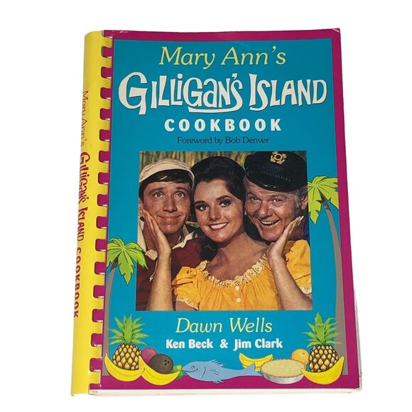 Mary Ann's Gilligan's Island Cookbook Recipe Book Dawn Wells Vintage Ken Beck Ji - Picture 2 of 11